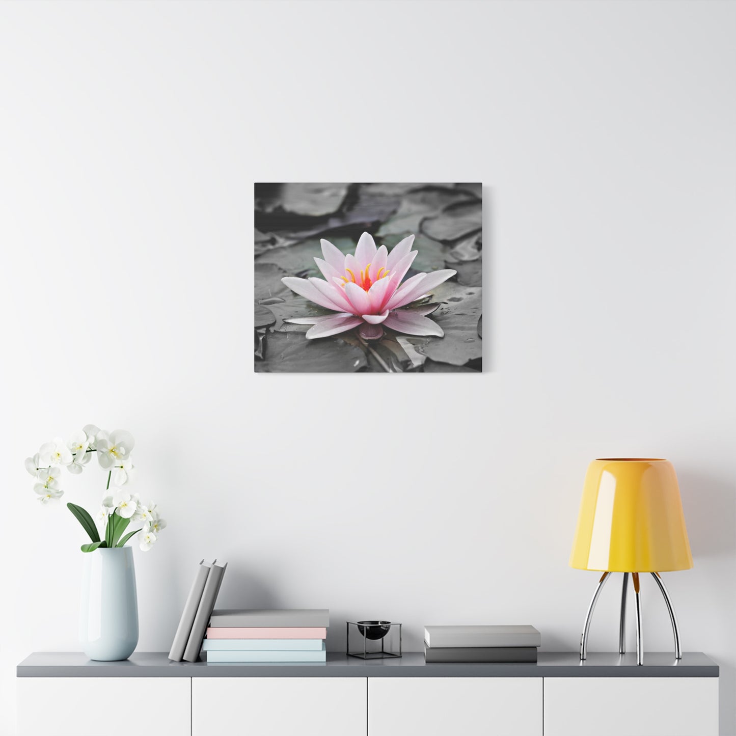 Water Lily Matte Canvas, Stretched, 1.25"