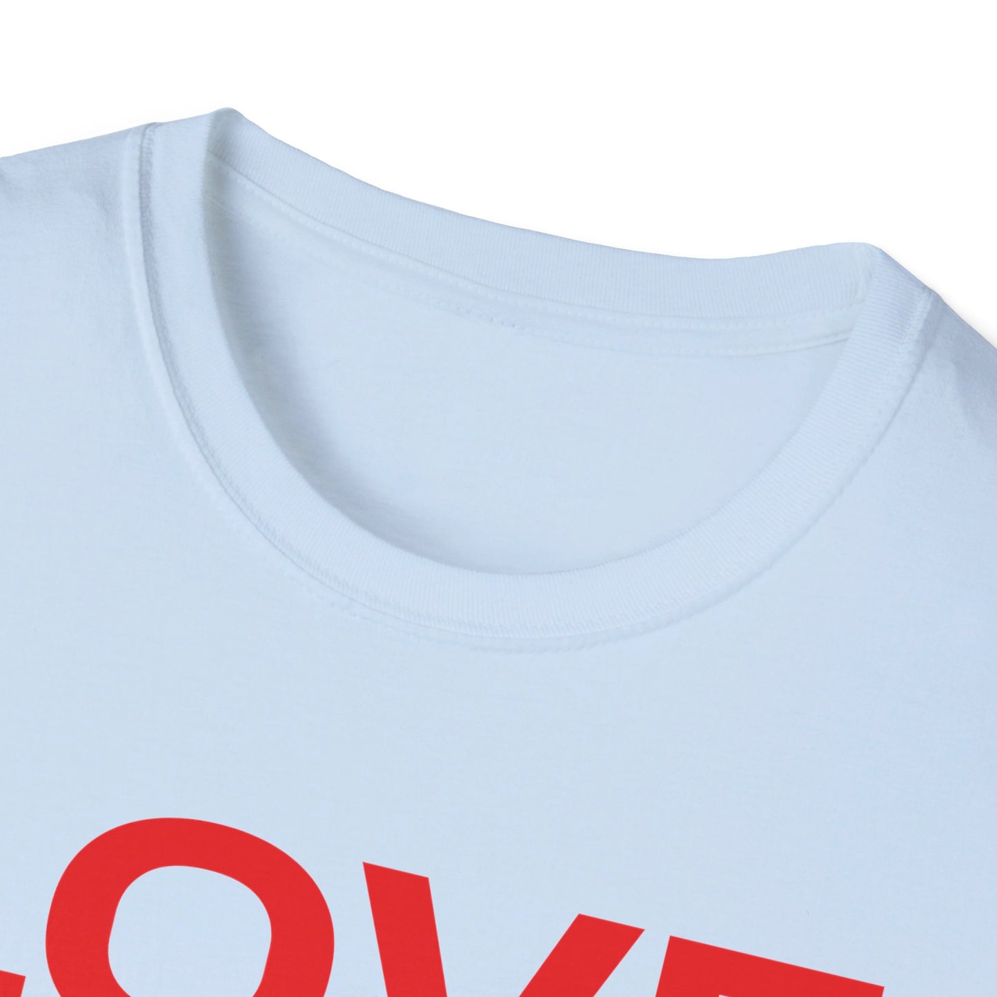 LOVE conquers HATE Unisex Softstyle T-Shirt