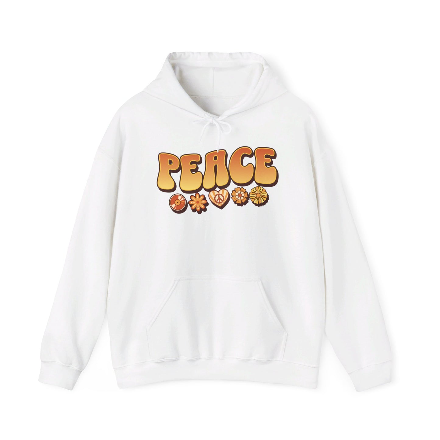 Peace Unisex Heavy Blend™ Hooded Sweatshirt