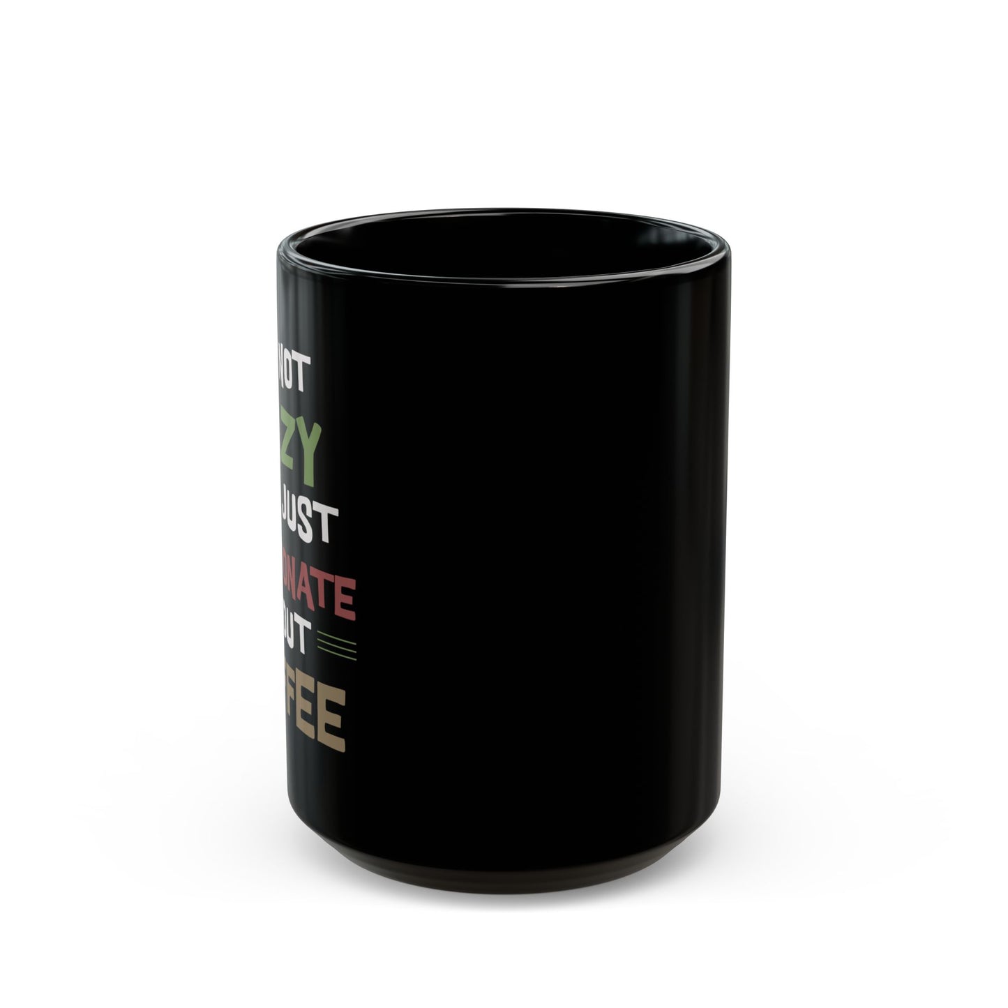 Passionate about Coffee Black Mug (11oz, 15oz)