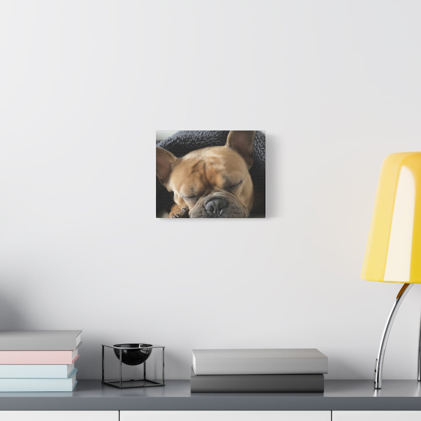 French Bulldog Matte Canvas, Stretched, 1.25"