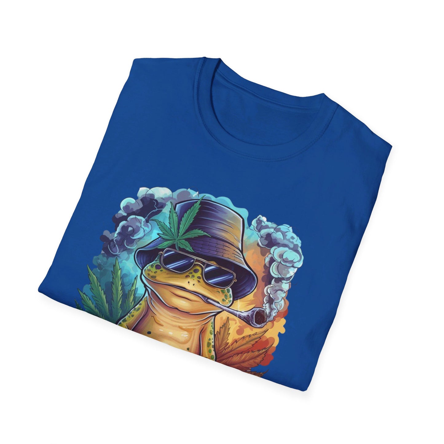 Chillin' Smoking Frog Unisex Softstyle T-Shirt