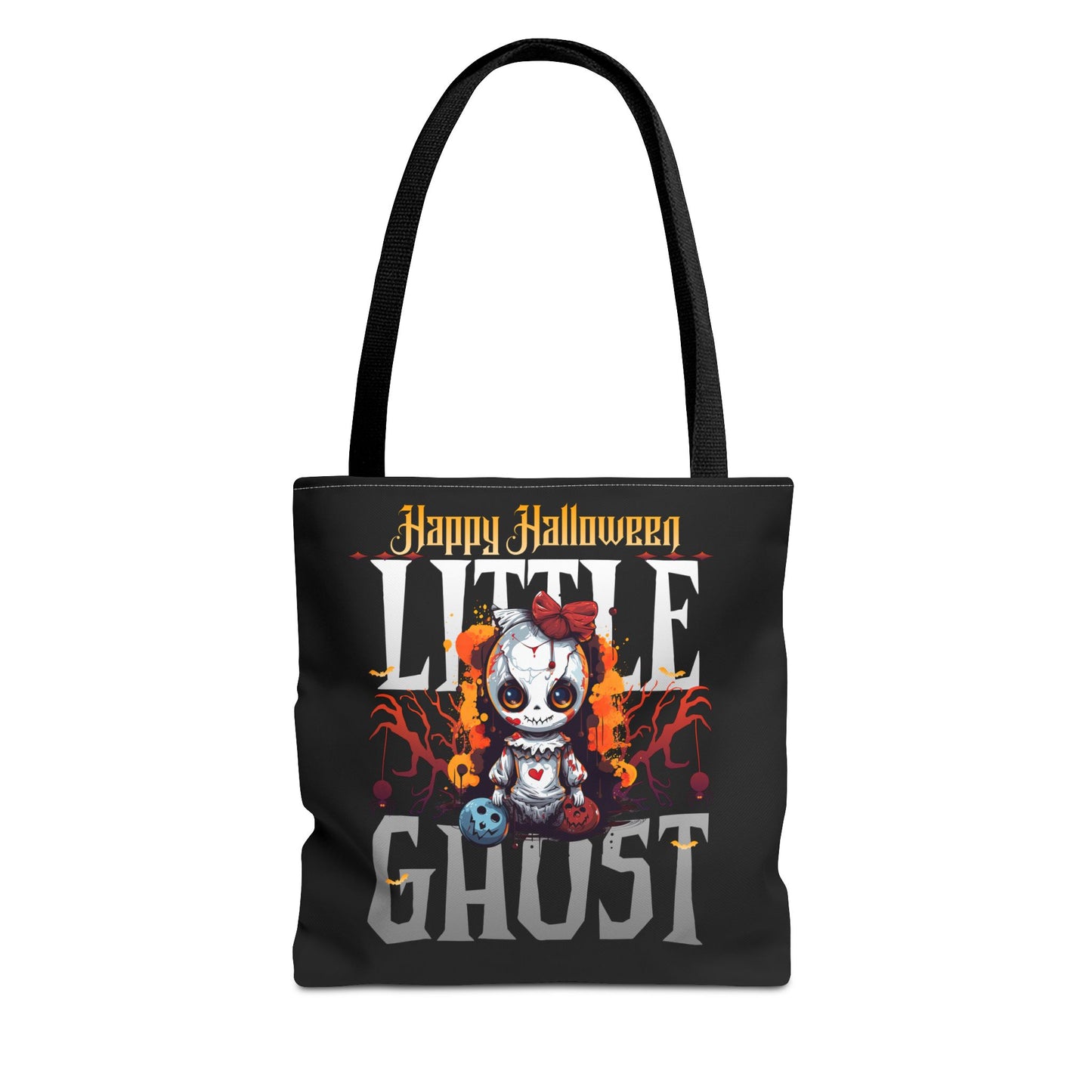 Happy Halloween Little Ghost Tote Bag (AOP)