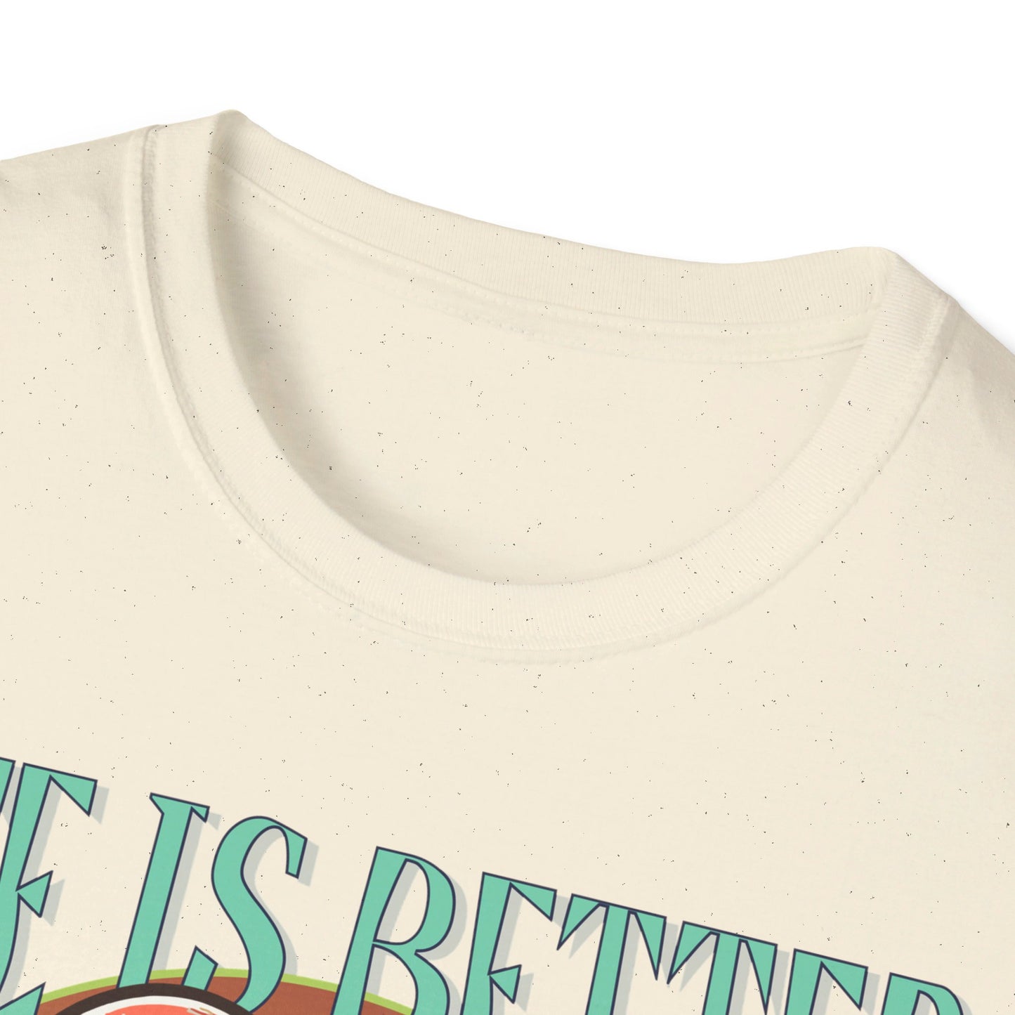 Life is Better with Ice Cream Unisex Softstyle T-Shirt