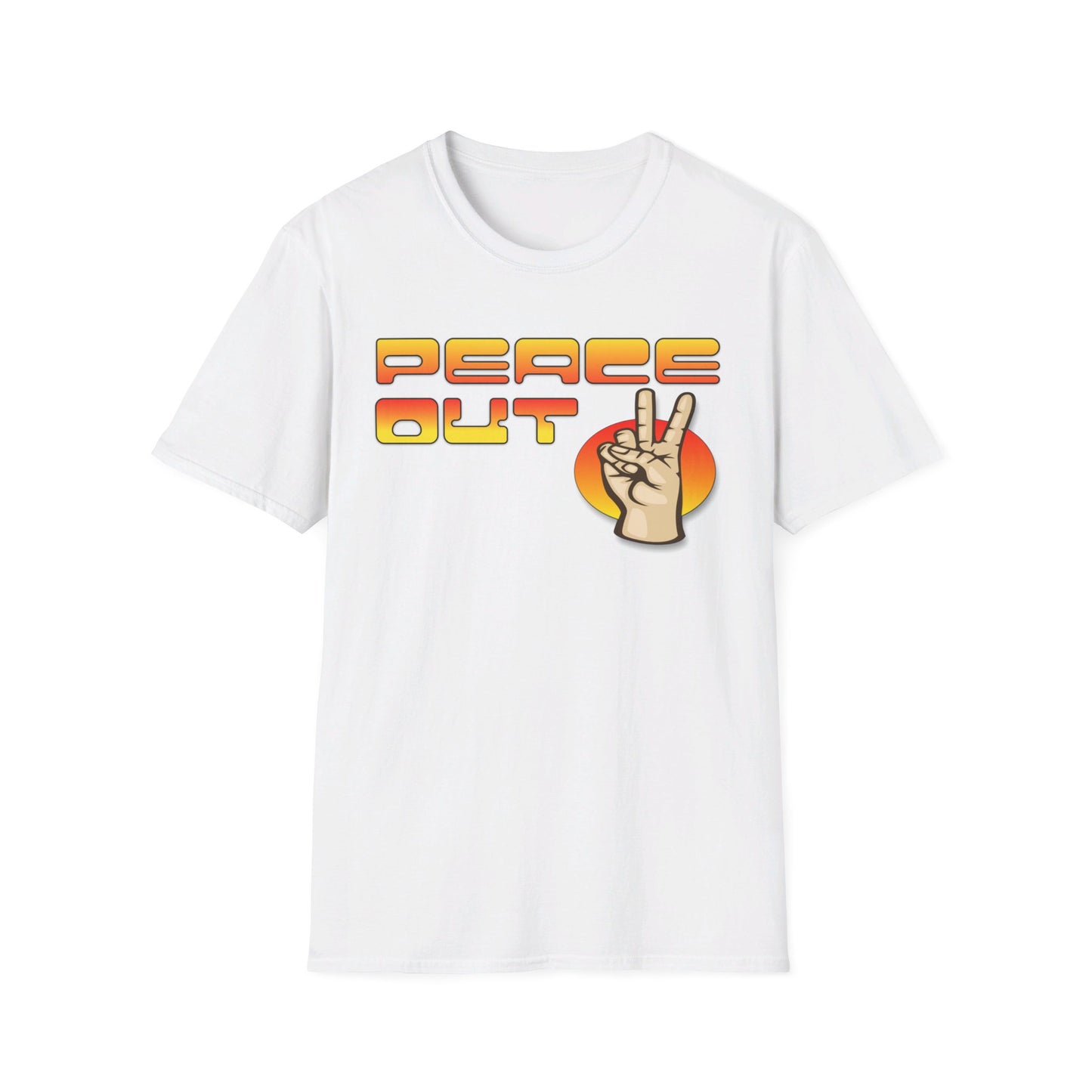 Peace Out Unisex Softstyle T-Shirt