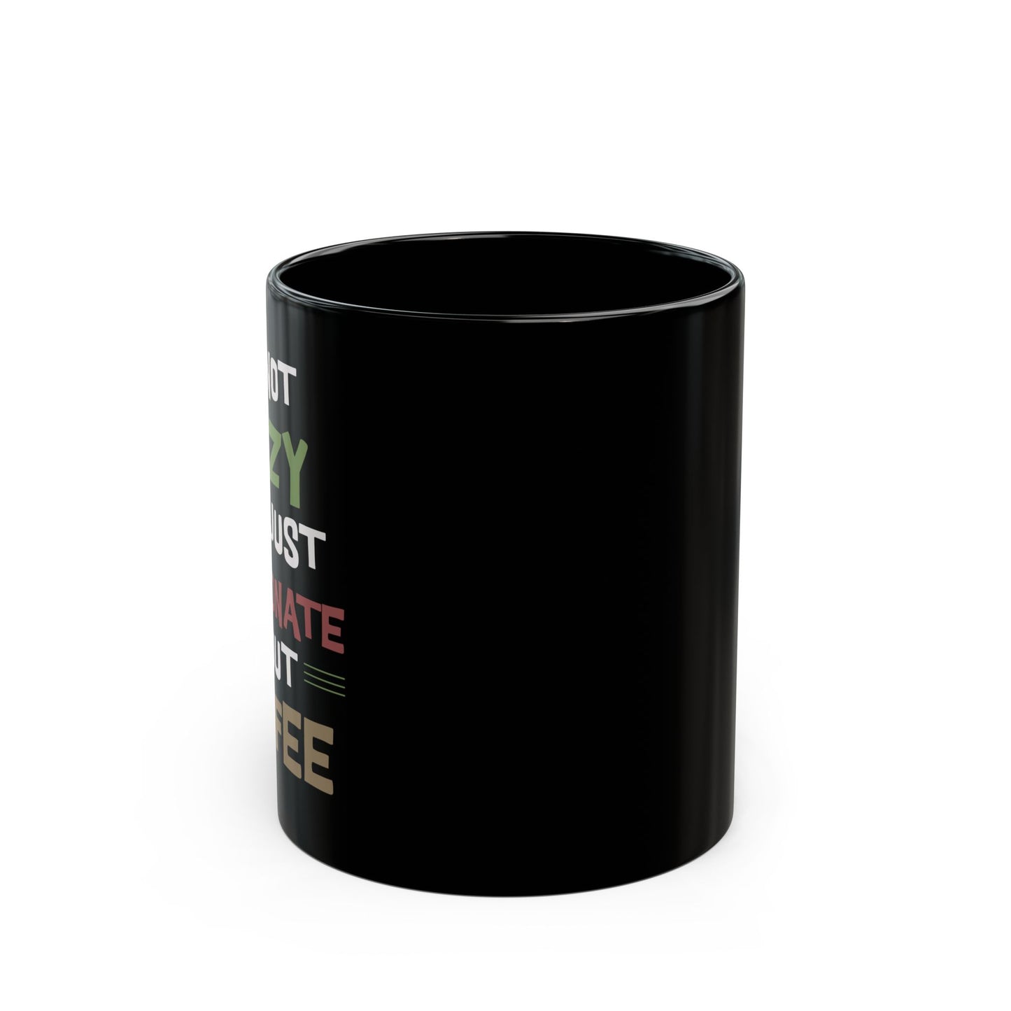 Passionate about Coffee Black Mug (11oz, 15oz)