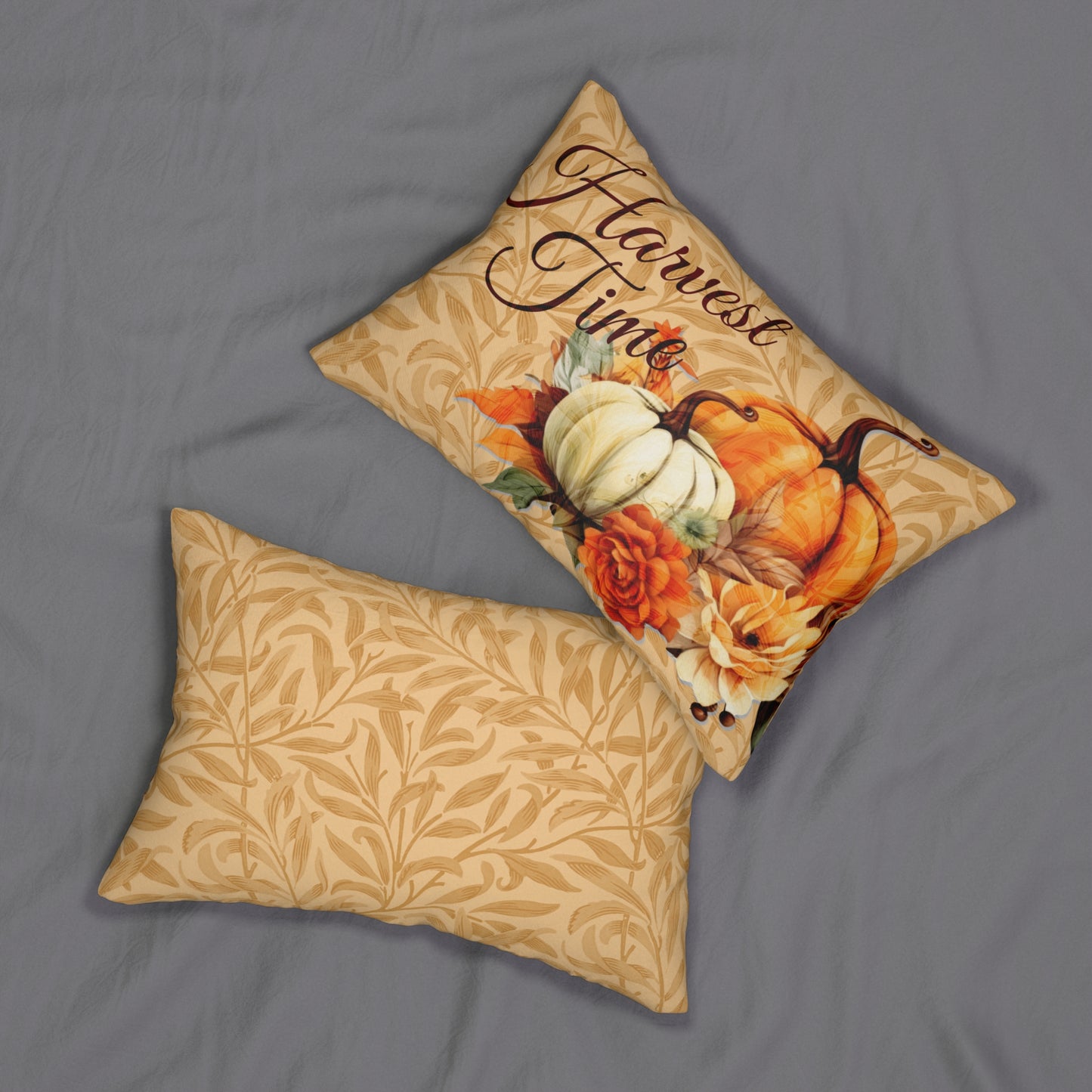 Harvest Time Spun Polyester Lumbar Pillow