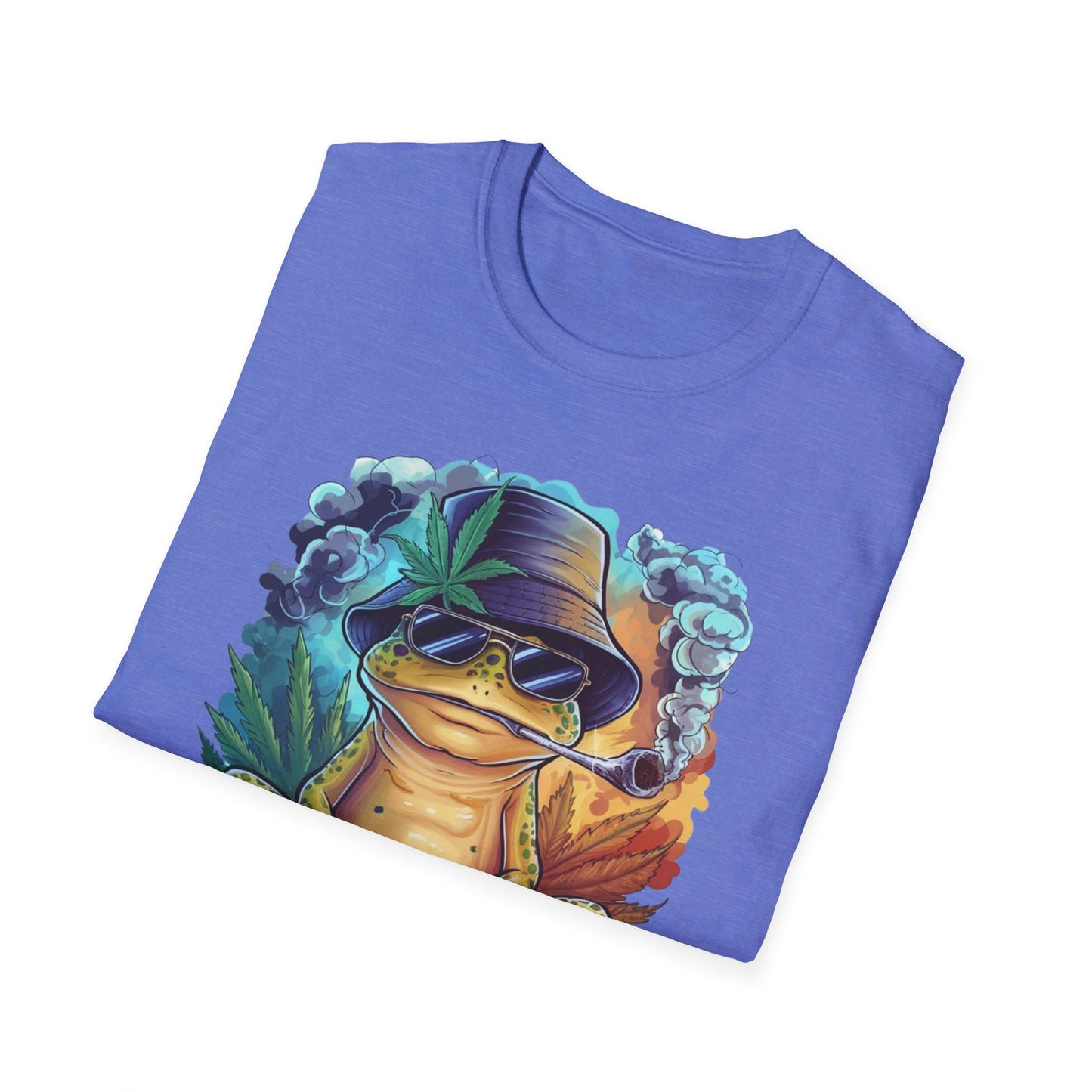 Baked Smoking Frog Unisex Softstyle T-Shirt