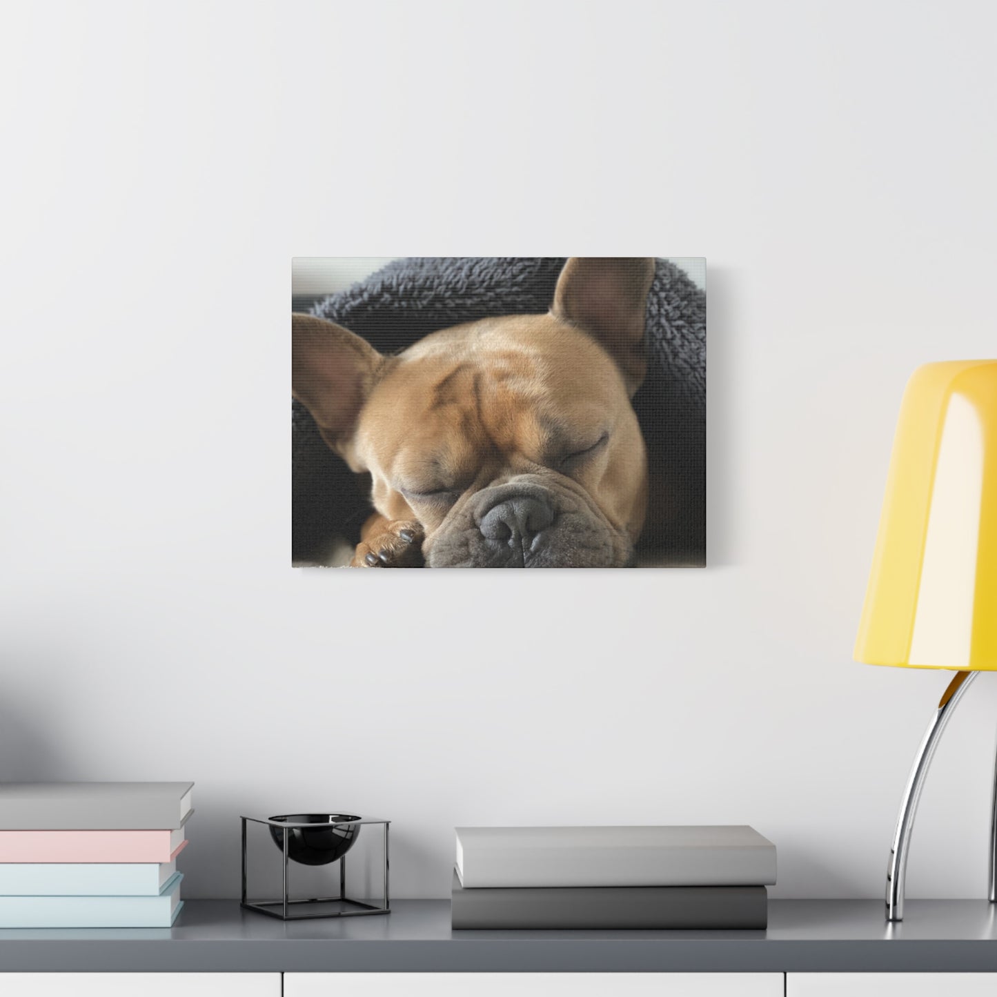 French Bulldog Matte Canvas, Stretched, 1.25"