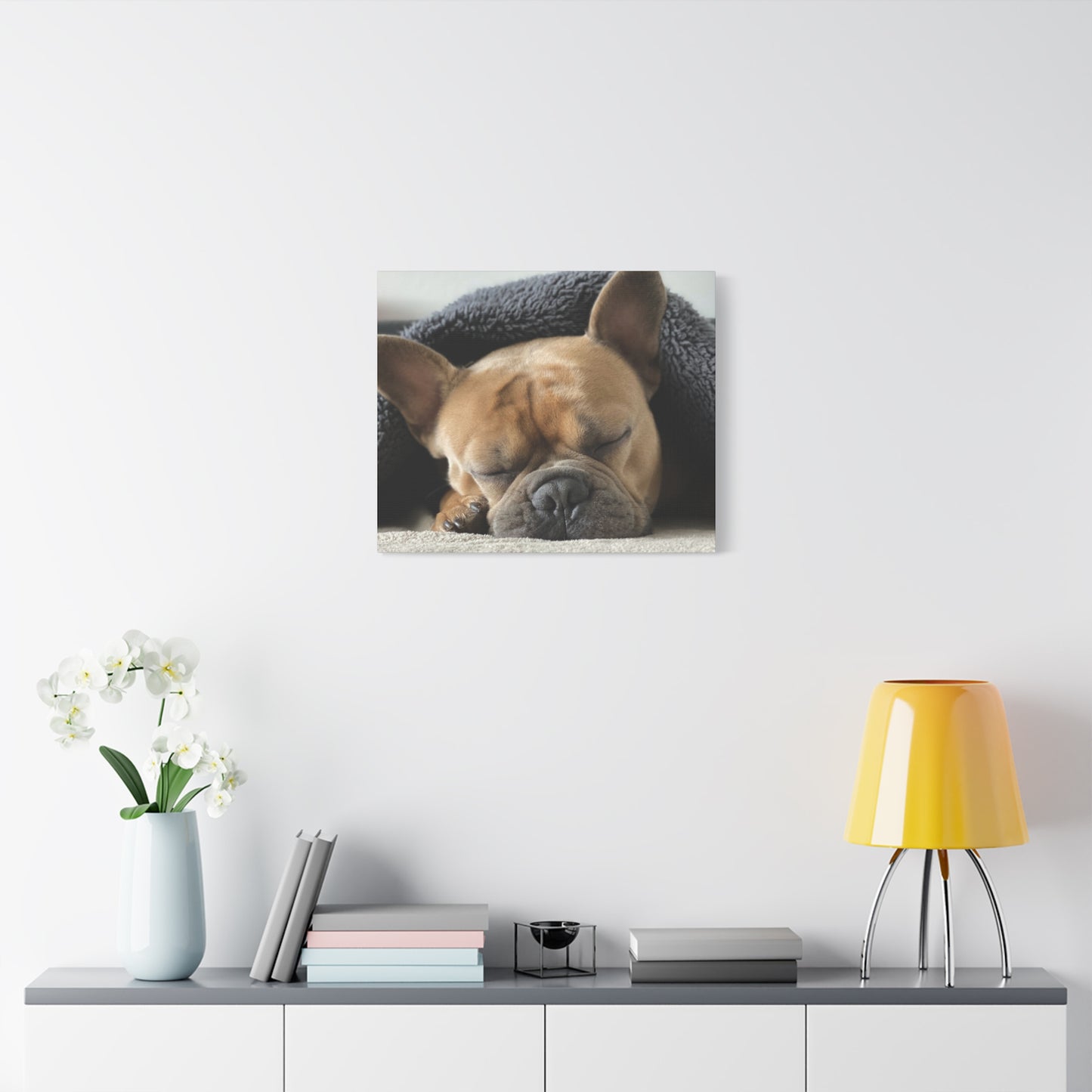 French Bulldog Matte Canvas, Stretched, 1.25"