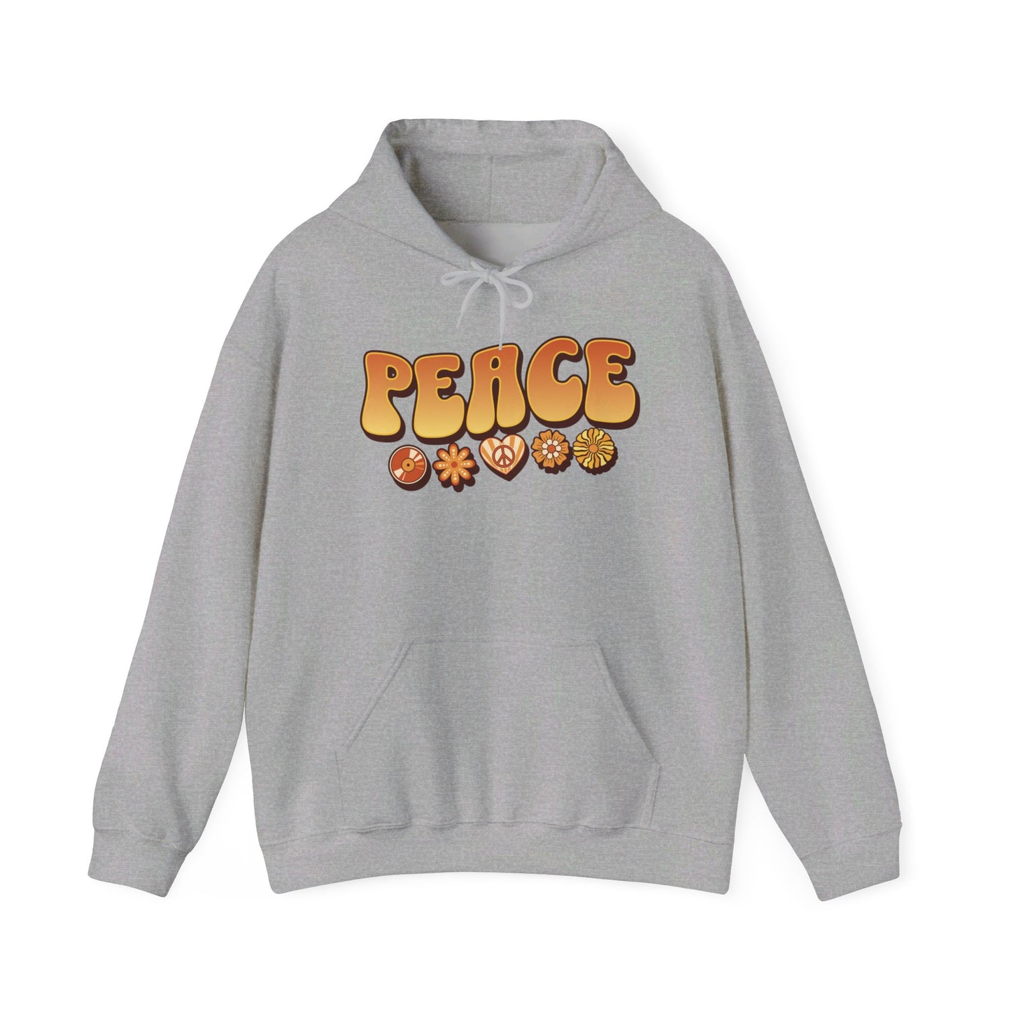 Peace Unisex Heavy Blend™ Hooded Sweatshirt