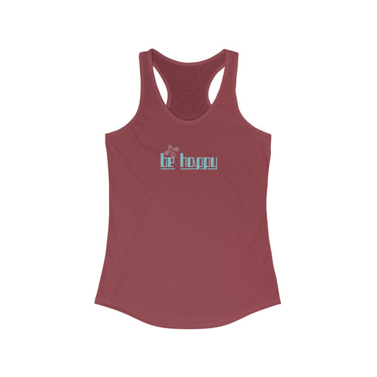 Be Happy Women's Ideal Racerback Tank