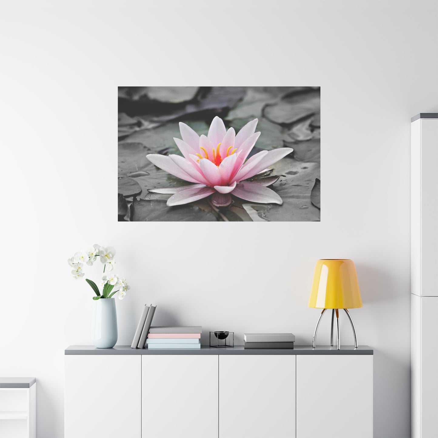 Water Lily Matte Canvas, Stretched, 1.25"