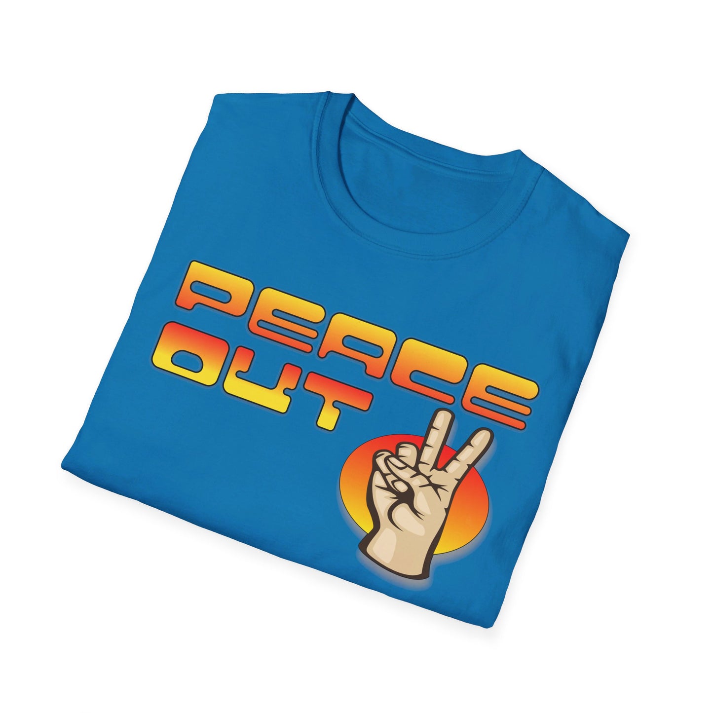 Peace Out Unisex Softstyle T-Shirt