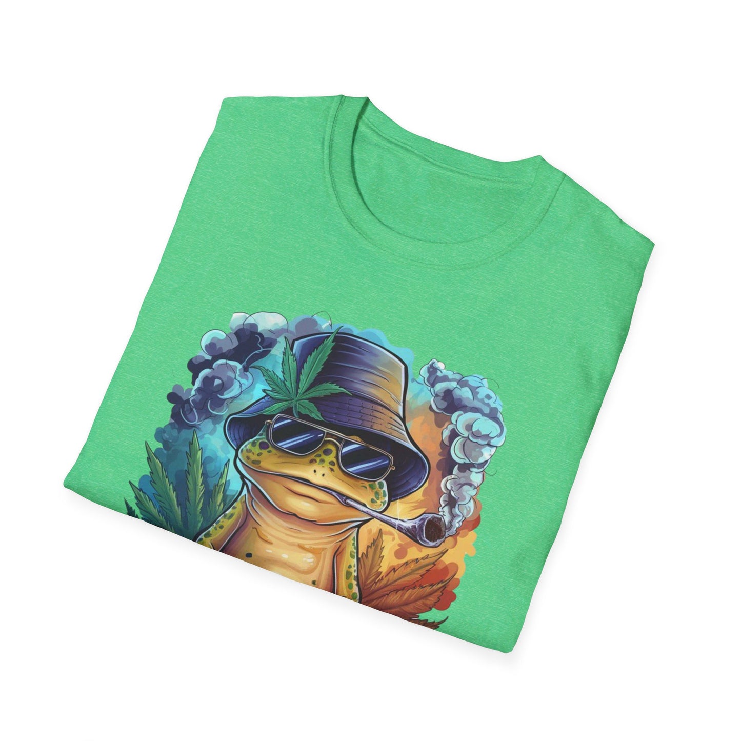 Chillin' Smoking Frog Unisex Softstyle T-Shirt