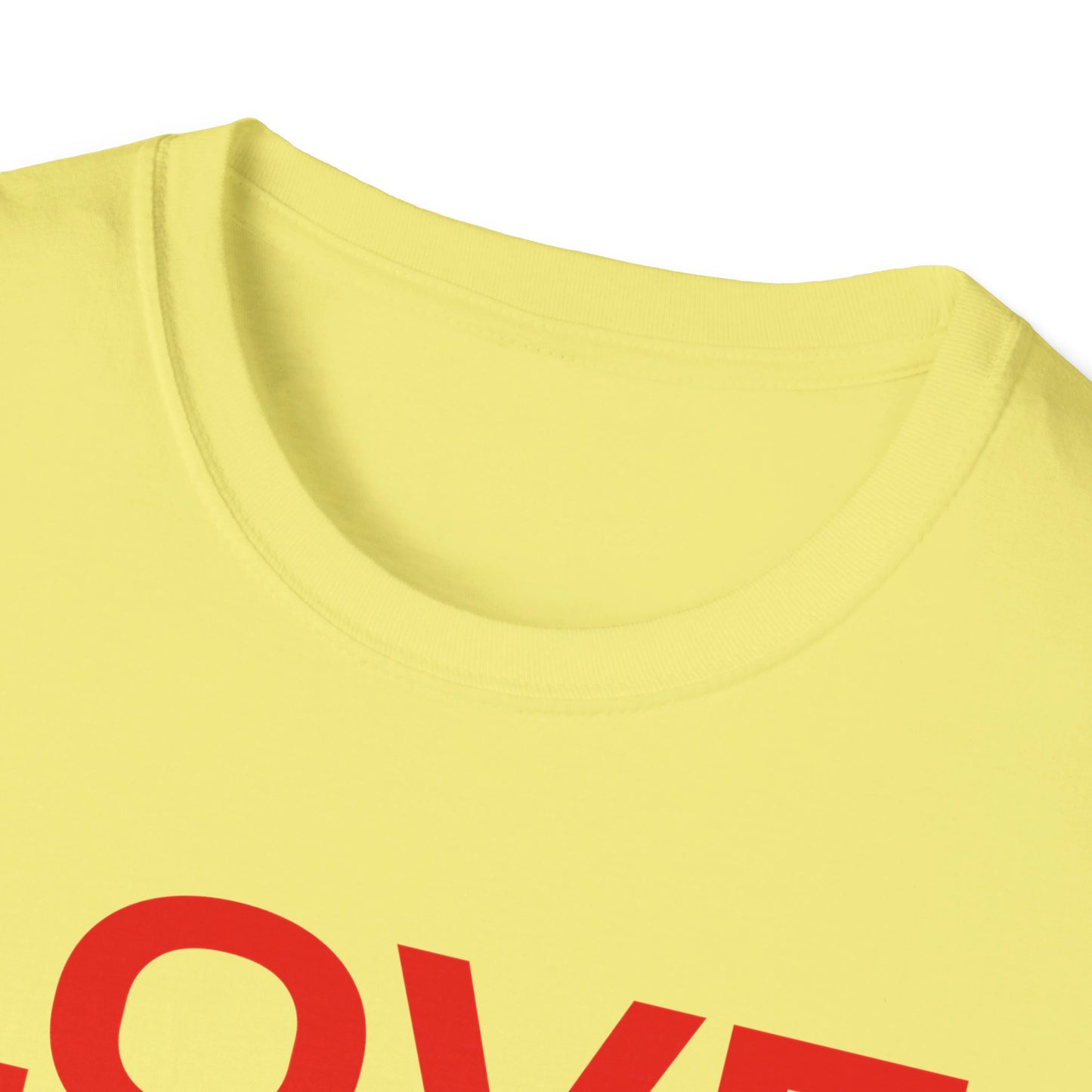 LOVE conquers HATE Unisex Softstyle T-Shirt