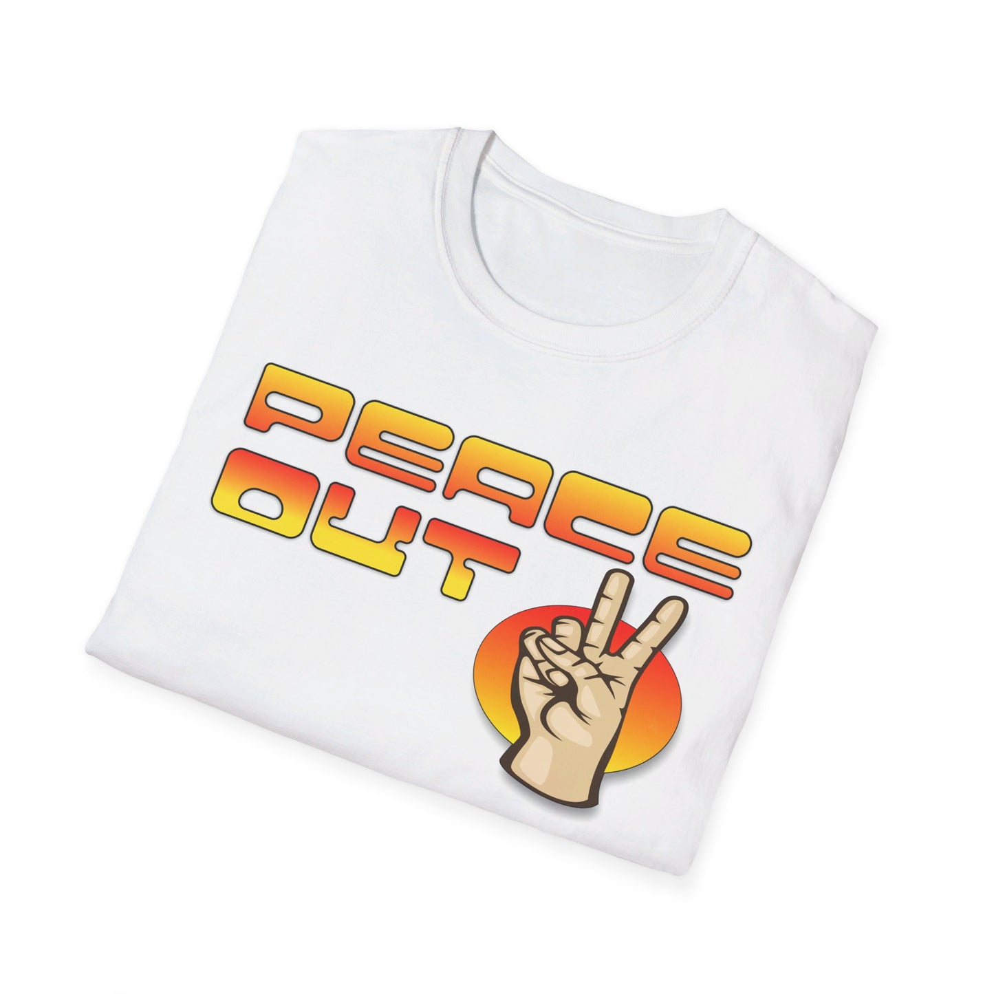 Peace Out Unisex Softstyle T-Shirt