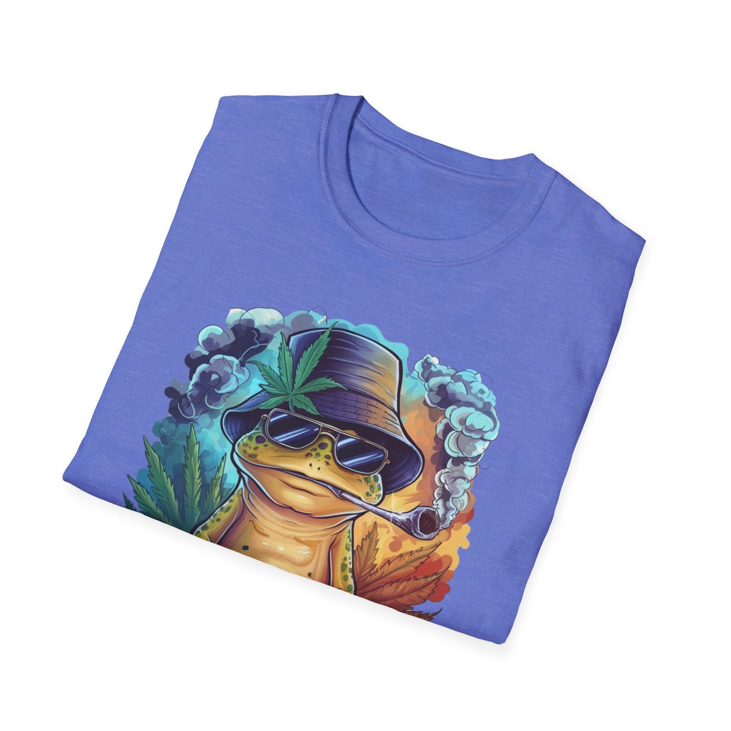 Chillin' Smoking Frog Unisex Softstyle T-Shirt