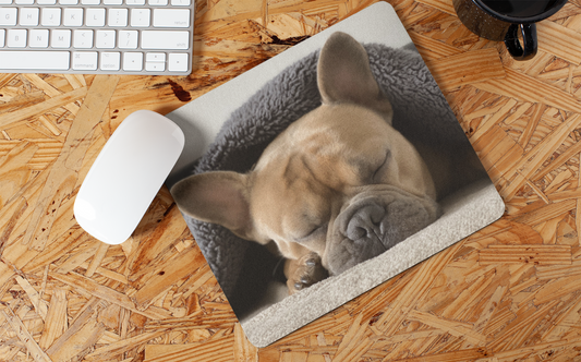 French Bulldog Non-Slip Gaming Mouse Pad