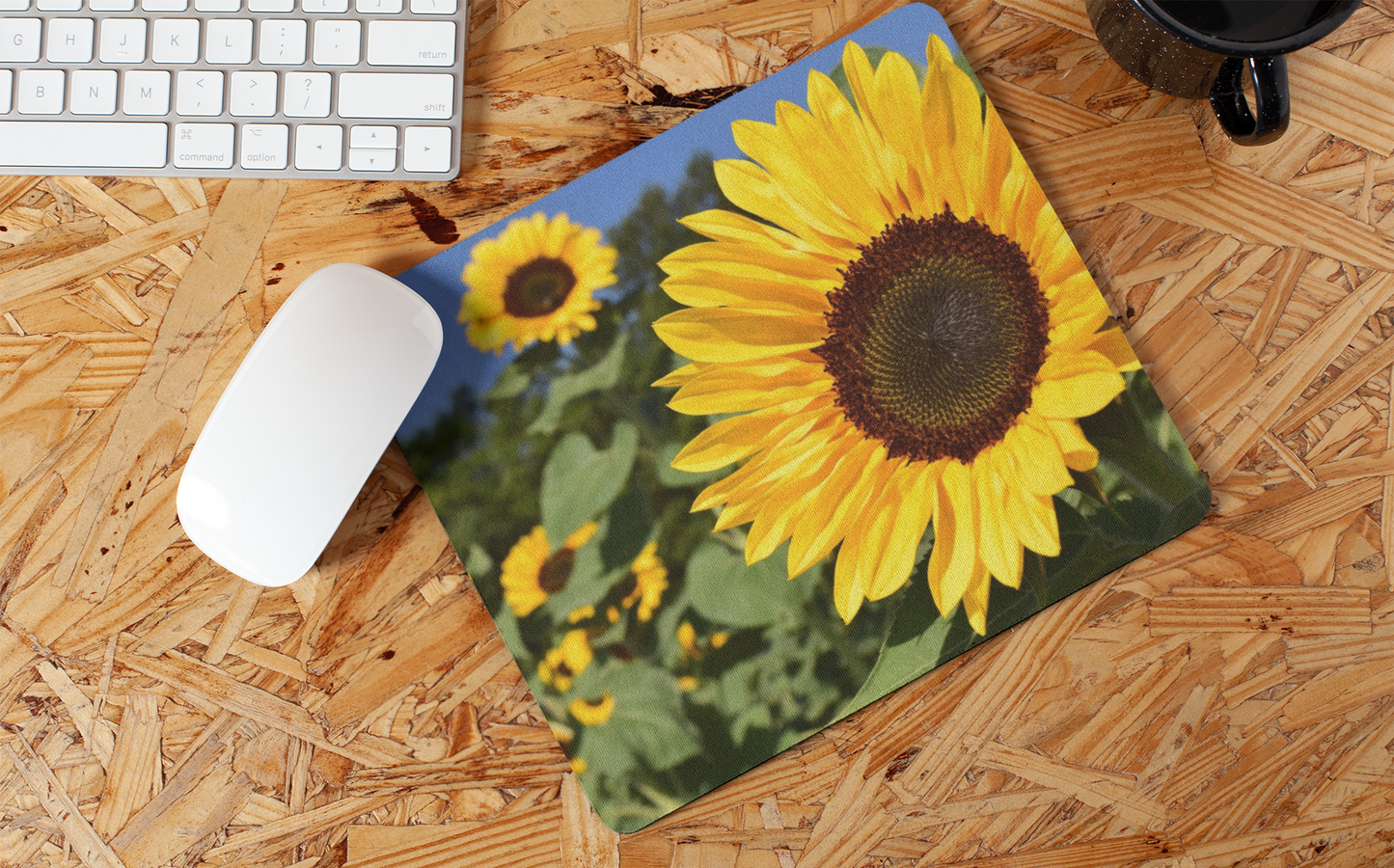 Sunflower Non-Slip Gaming Mouse Pad