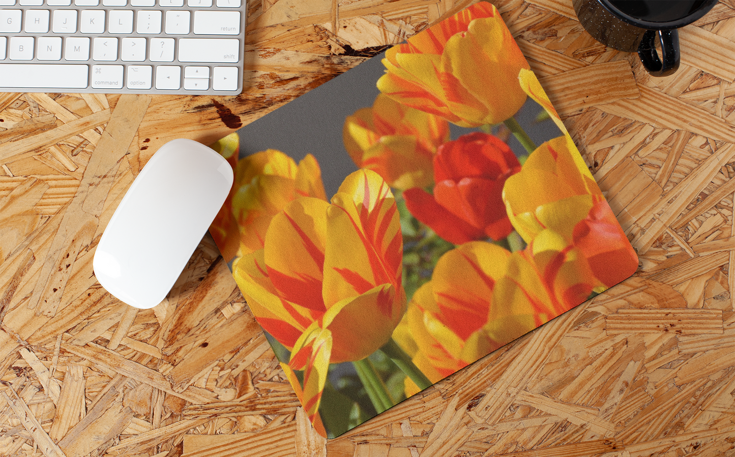 Tulips Non-Slip Gaming Mouse Pad